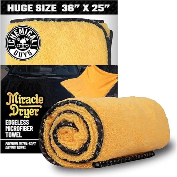 Chemical Guys Miracle Dryer Microfiber Towel (Yellow)