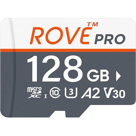 ROVE PRO 128GB Micro SD Card with Adapter
