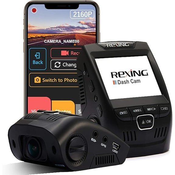 REXING V1 4K Ultra HD Car Dash Cam