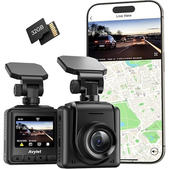 2K Dash Cam with WiFi and GPS