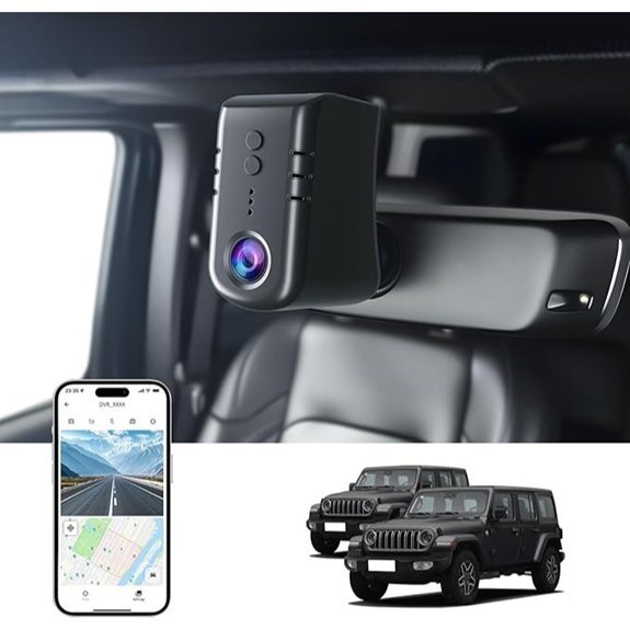 4K Front Dash Cam for Jeep Gladiator & Wrangler