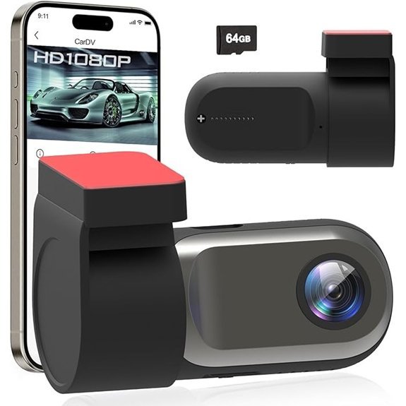 1080P Full HD Dash Cam with Night Vision