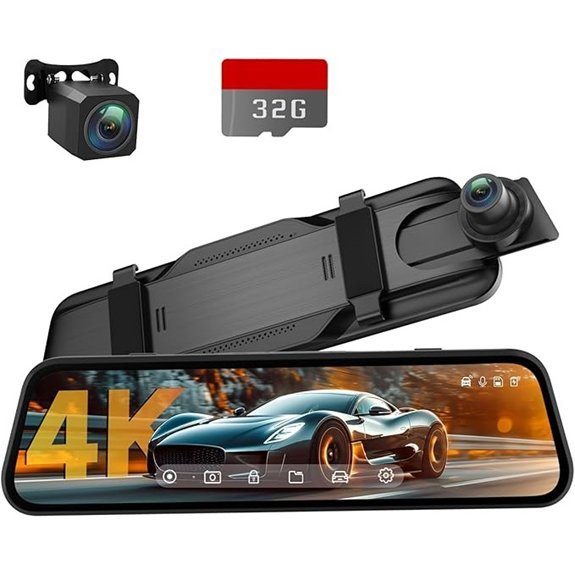 Veement 4K Rear View Mirror Dash Cam