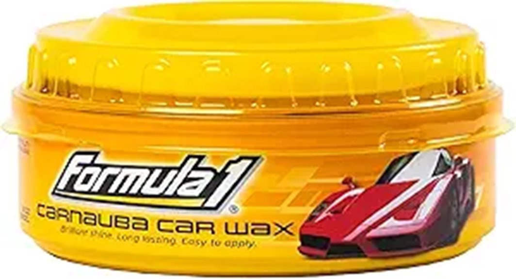 Formula 1 Carnauba Wax Paste for High-Gloss Shine