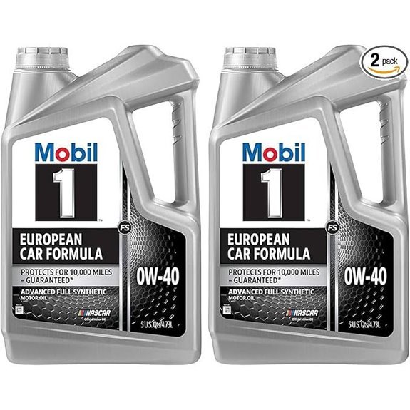 Mobil 1 Full Synthetic Motor Oil 0W-40 (2 Pack)