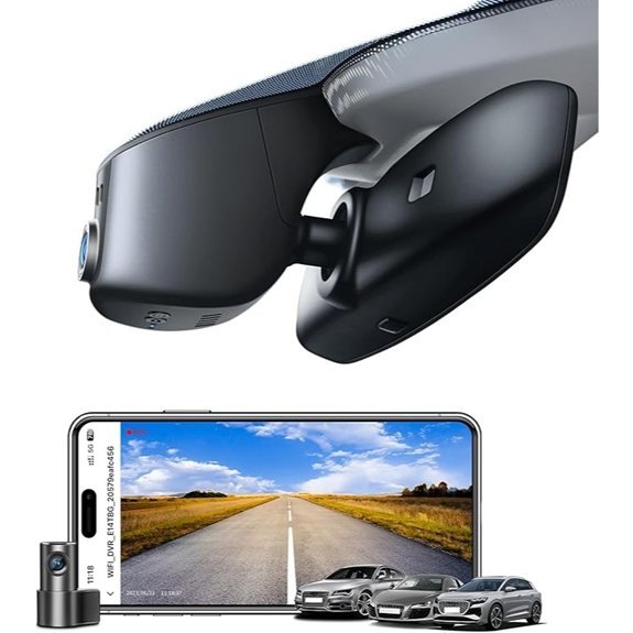 Front 4K + Rear 1080p Dash Cam for Audi