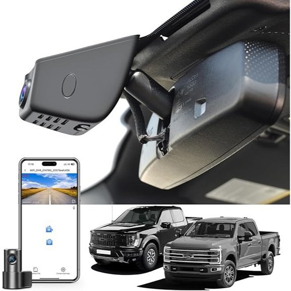 4K & 1080P Dash Cam for Ford F150/F250/F350