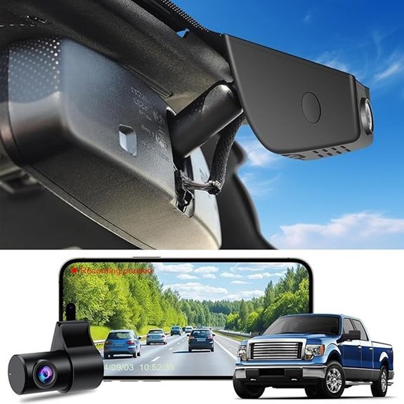Front 4K / Rear 1080P Dash Cam for Ford F-Series