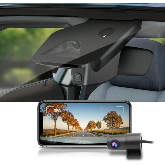Fitcamx 4K Front & 1080P Rear Dash Cam
