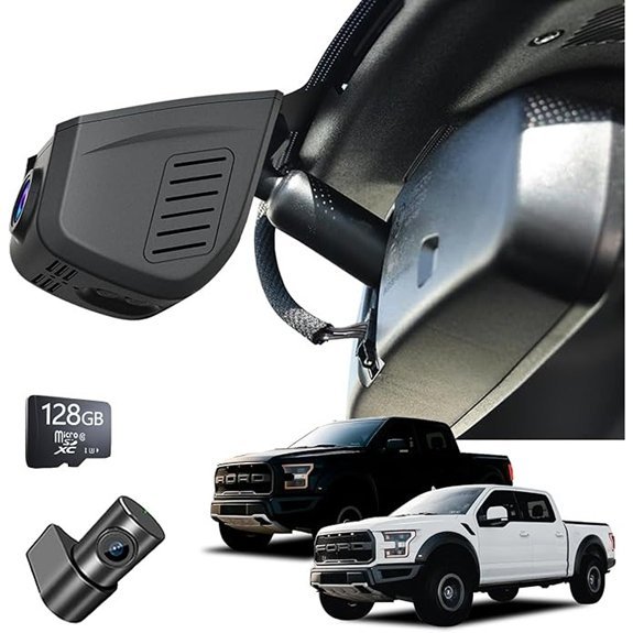 4K Front & Rear Dash Cam for Ford F-Series