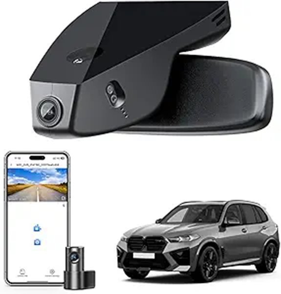 4K Front & 1080p Rear Dash Cam for BMW X5