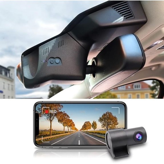 Fitcamx 4K Front & 1080P Rear Dash Cam