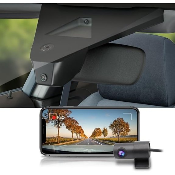 Fitcamx Dual Front 4K/Rear 1080P Dash Cam