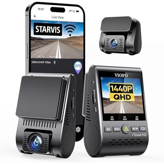 VIOFO A129 Plus Duo Dual Dash Cam (2K/1080P)