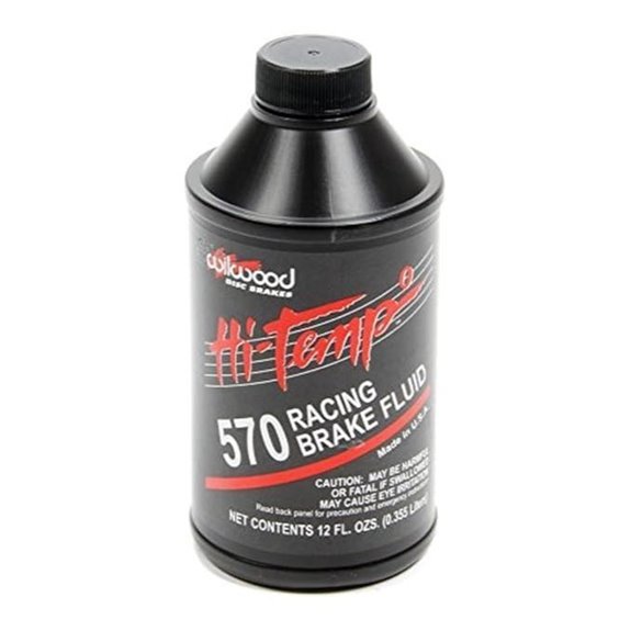 Wilwood Brake Fluid 570 Hi-Temp Racing DOT 3 12 oz Bottle Each