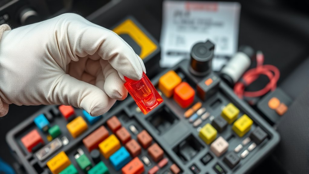 identify hot in start fuse