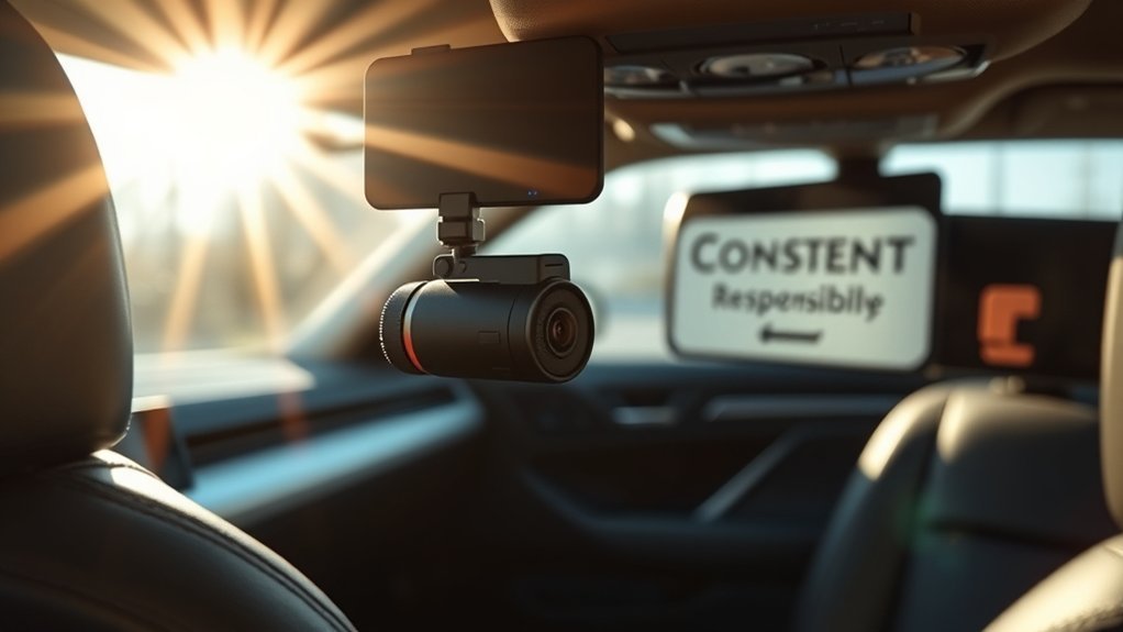 inform passengers about recording