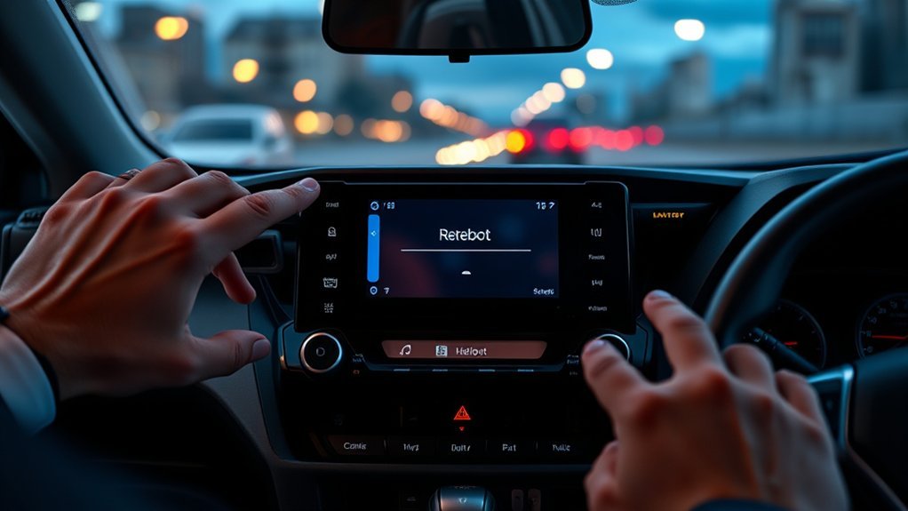 infotainment system troubleshooting steps