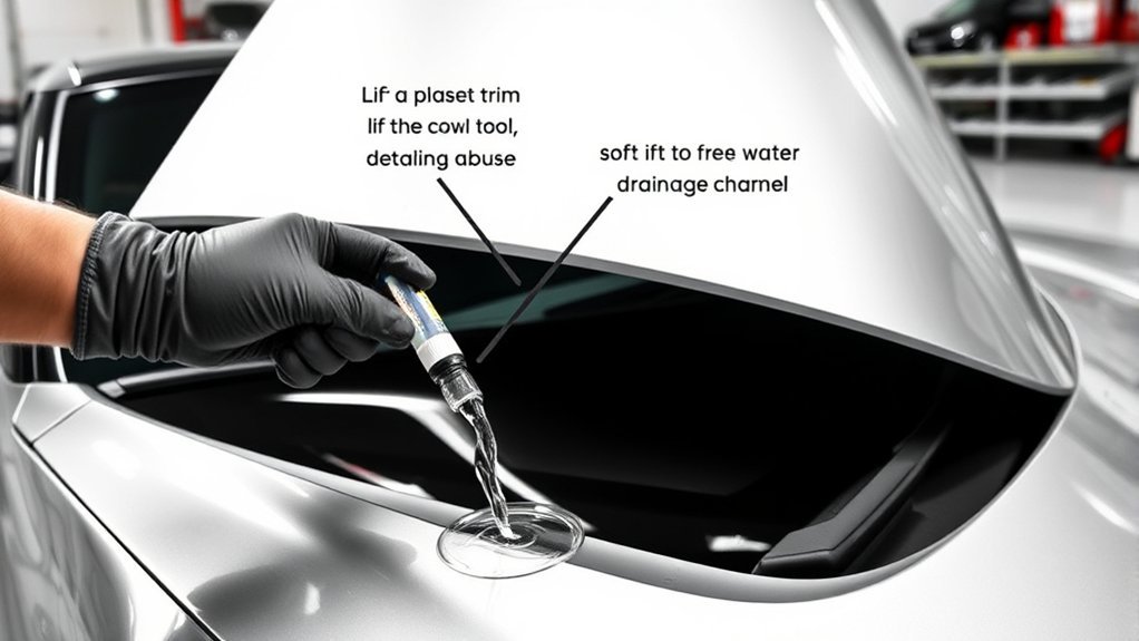 inspect and clear channels