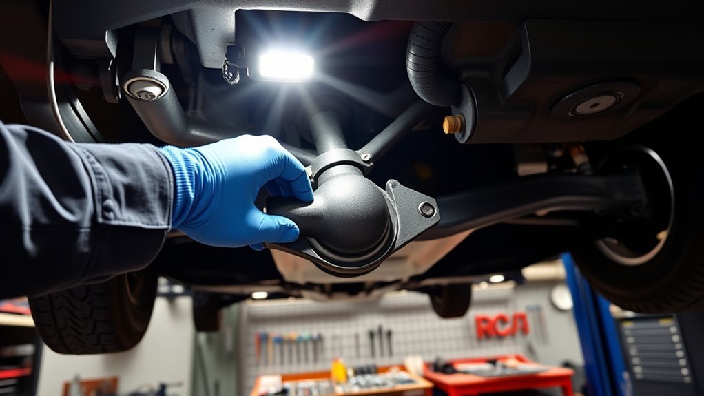 inspect ball joints thoroughly