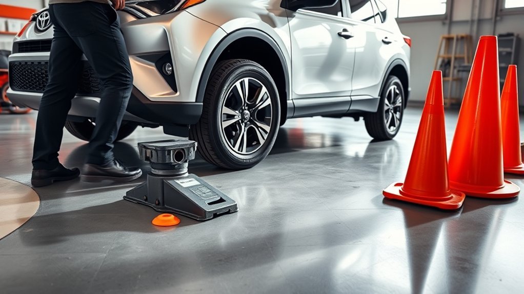 inspect equipment secure vehicle