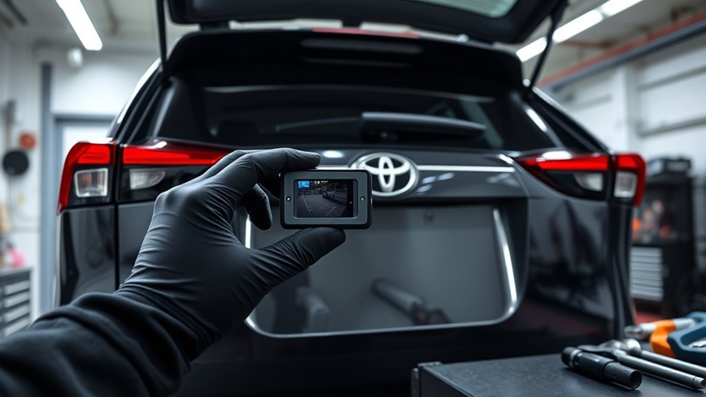 install backup camera rav4