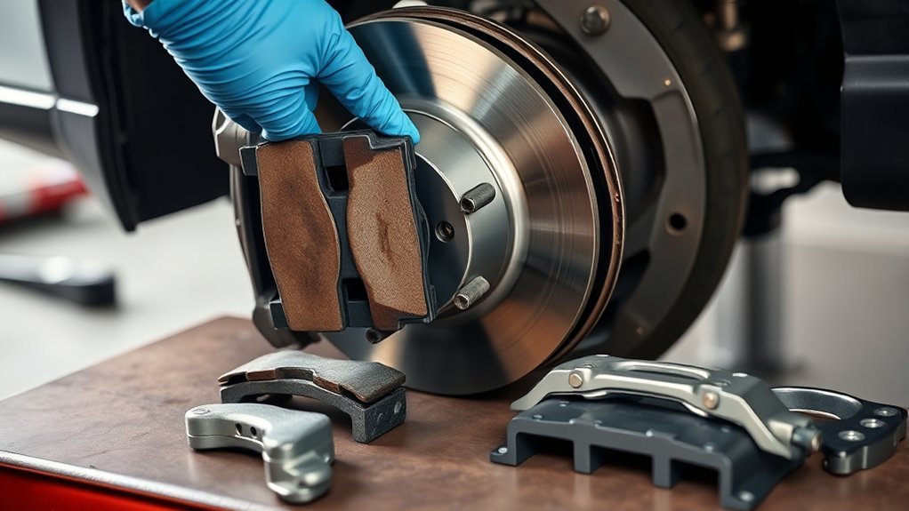 install brake pads correctly