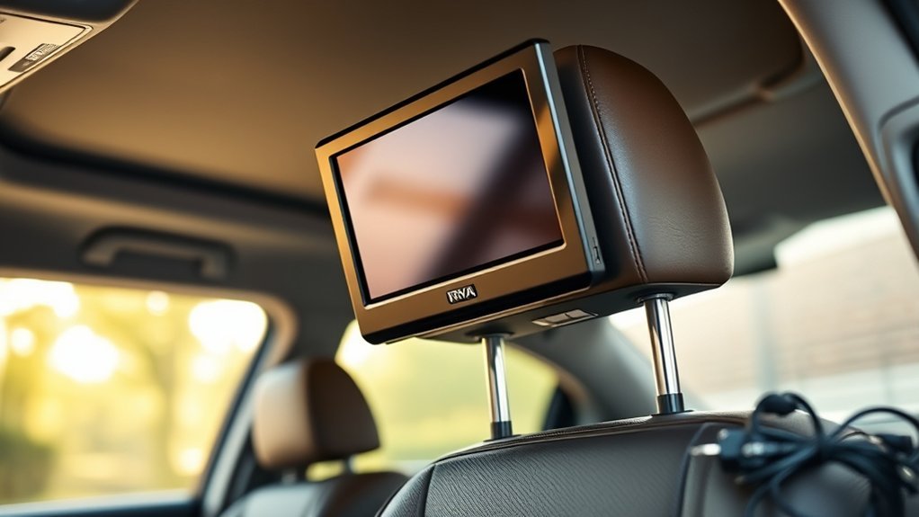 install dvd headrest toyota rav4