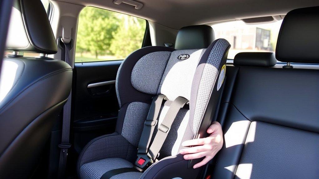 install infant seat securely