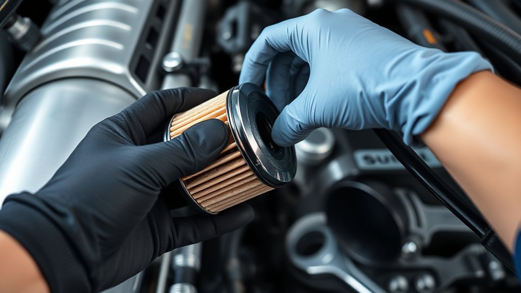install new oil filter