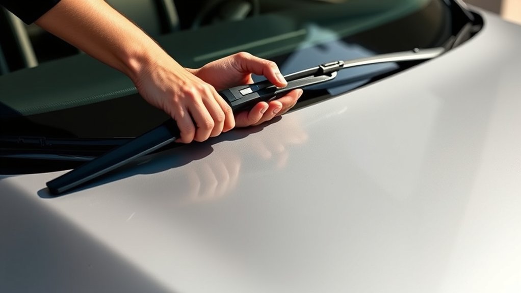 install new wiper blades