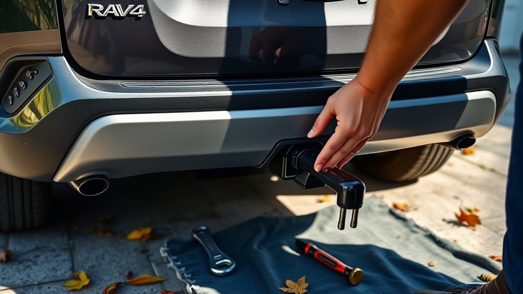 install trailer hitch rav4
