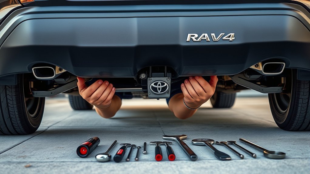 install trailer hitch securely