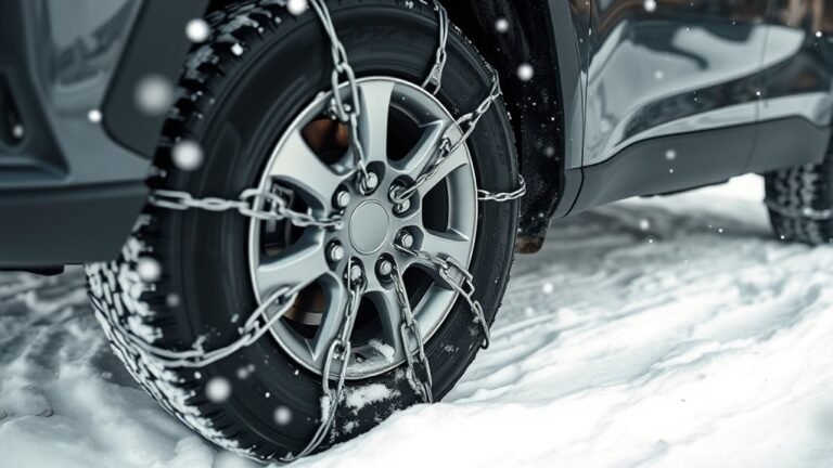 installing snow chains correctly