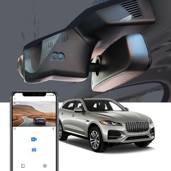 Fitcamx 4K Dash Cam for Jaguar F-Pace
