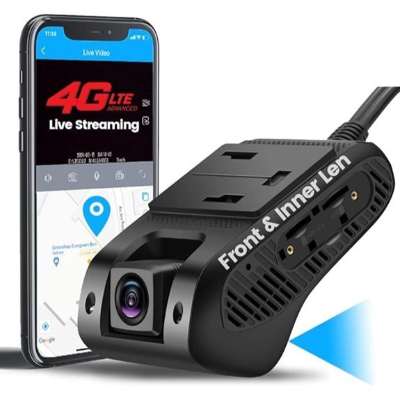 Jimi JC400P Dual Dash Cam with 24H Monitor
