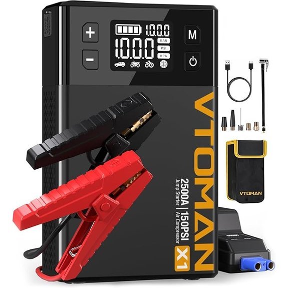 VTOMAN X1 Jump Starter with Air Compressor