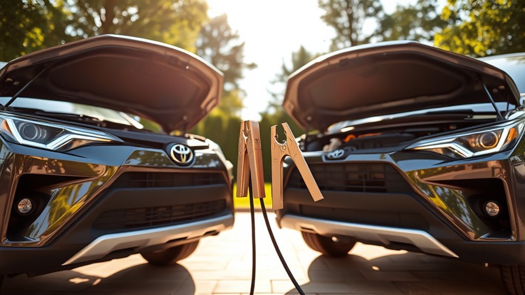 jump starting a rav4 hybrid