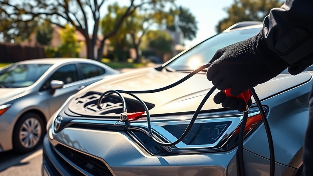 jump starting safety precautions advised