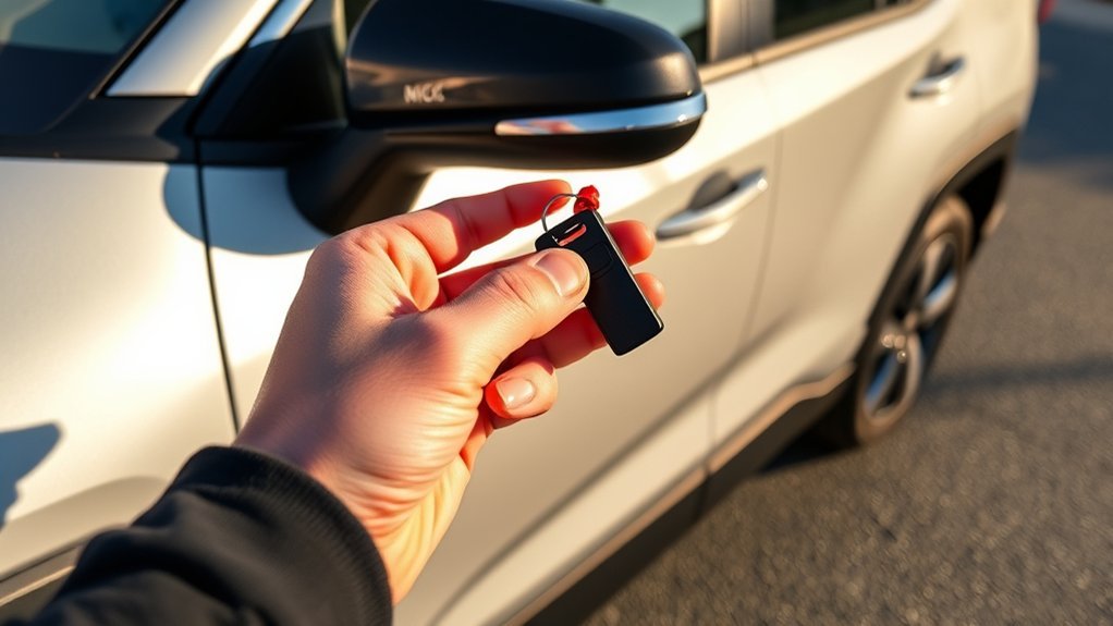 key fob push button ignition