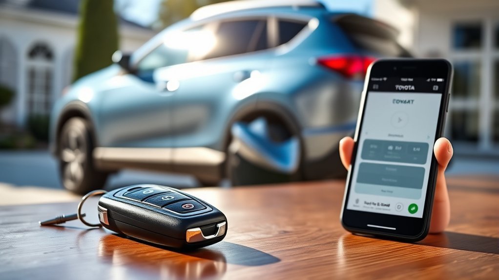 key fob versus remote connect