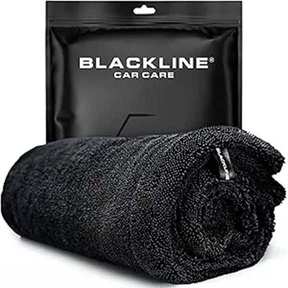 Blackline Twisted-Loop Car Drying Towel (24x36)