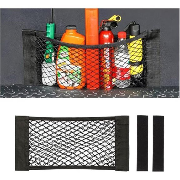 Mesh Cargo Net for Car Trunk Storage (Large)