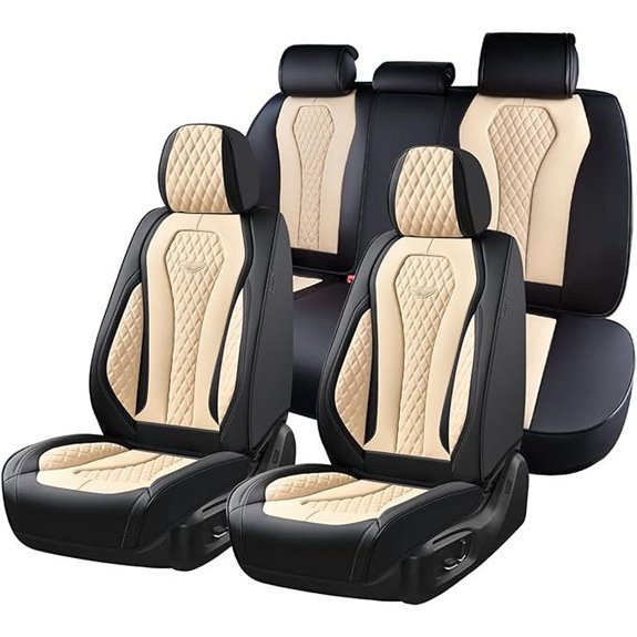 Coverado Leather Car Seat Covers Full Set