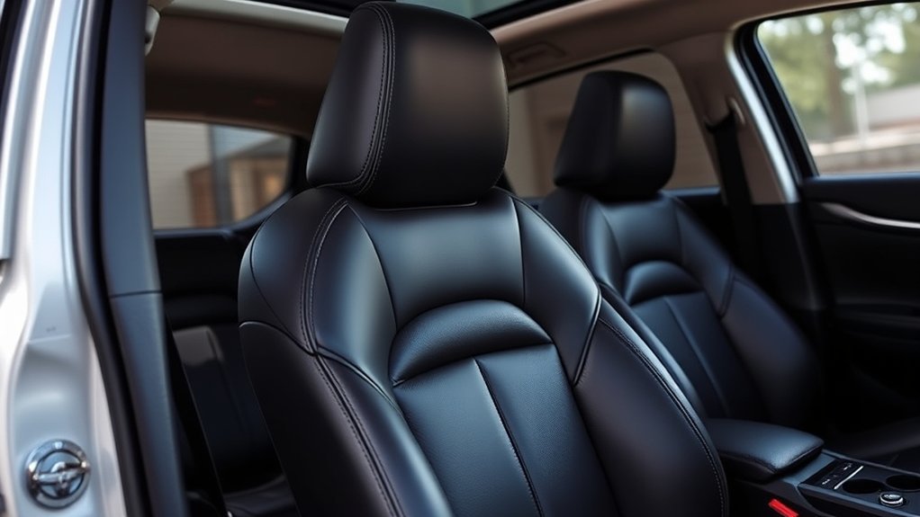 leather like seating options available