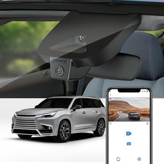 Fitcamx 4K Dash Cam for Lexus TX 2024-2026