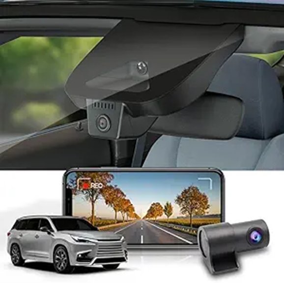 Fitcamx 4K Dash Cam for Lexus TX 350/500h