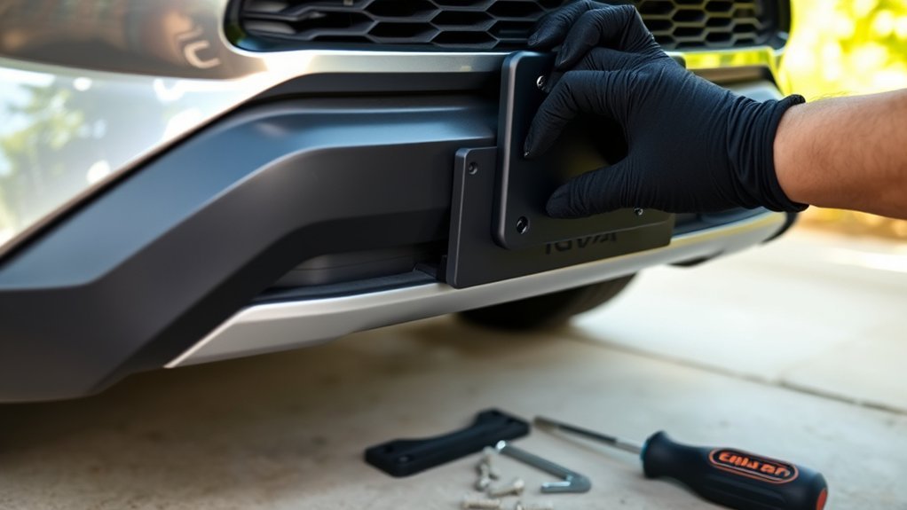 license plate installation tips