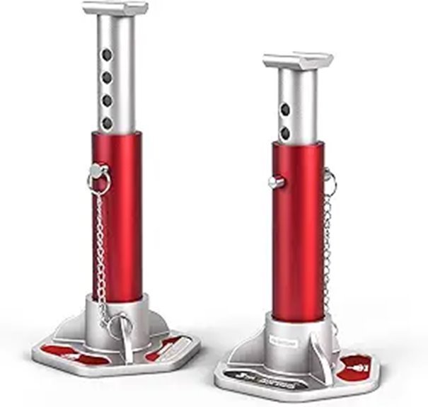 3 Ton Aluminum Lightweight Jack Stands (1 Pair)