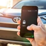 lock rav4 using app